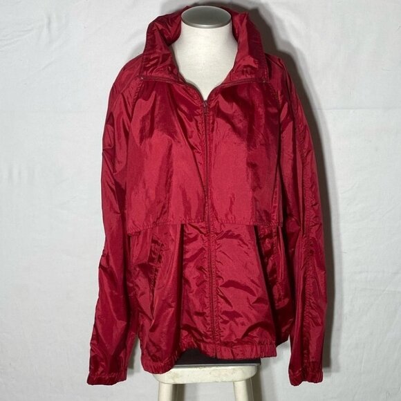 Vintage Eddie Bauer Red Windbreaker XL - Picture 1 of 12